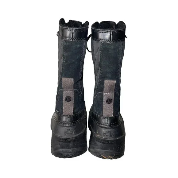 The North Face Thermoball Waterproof Leather Snow Ski Sledding Boots Girl's 4 - Picture 7 of 10
